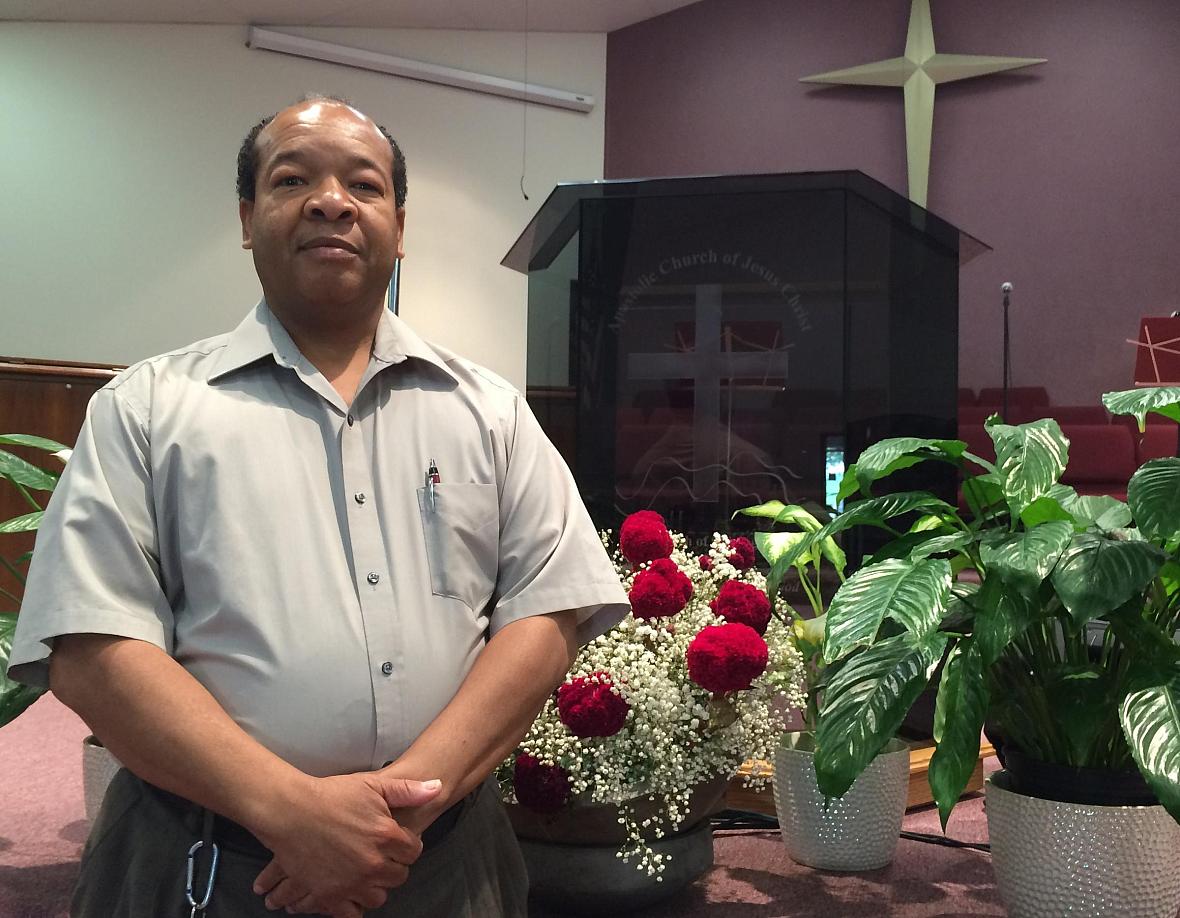 Broderick Crawford leads the health outreach arm of the New Bethel Church in Kansas City, Kansas. CREDIT ALEX SMITH / KCUR