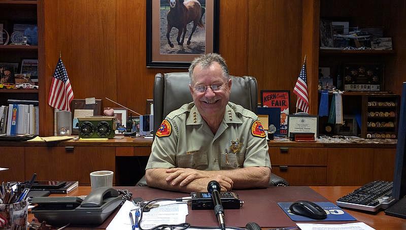 Kern County Sheriff Donny Youngblood. Jeffrey Hess/KVPR Kern County Sheriff Donny Youngblood