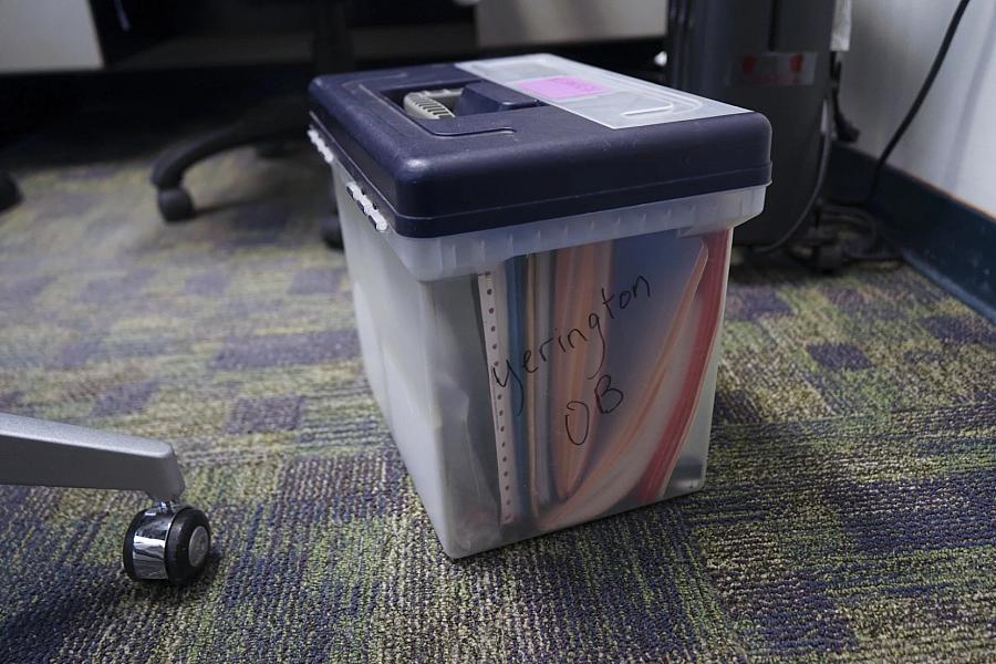 Image of a box containing files
