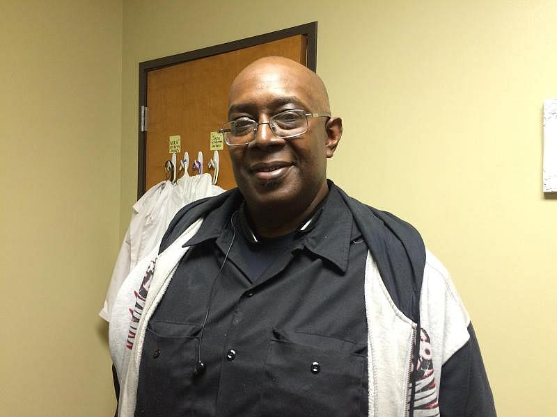 New Bethel Church guitarist Clarence Taylor got health insurance and a primary care physician with help from the church's health outreach coordinator. CREDIT ALEX SMITH / HEARTLAND HEALTH MONITOR