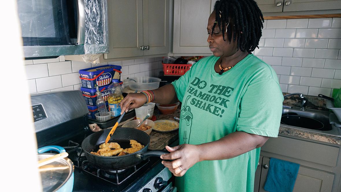 Image of a person cooking