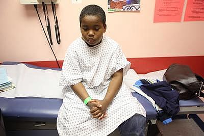 John Fitzpatrick awaits his appointment during his monthly asthma clinic at Children's Hospital Oakland in Oakland, Calif., on Tuesday, Sept. 29, 2009. John Fitzpatrick awaits his appointment during his monthly asthma clinic at Children's Hospital Oakland in Oakland, Calif., on T