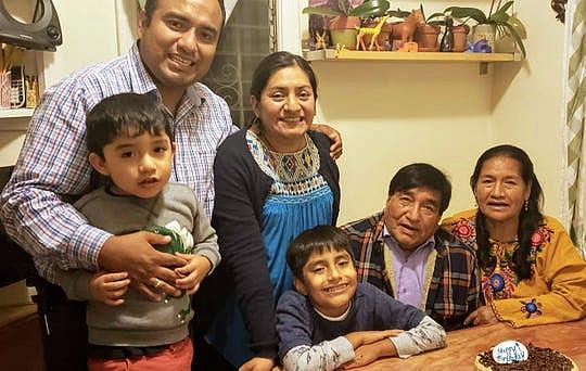 Ricardo Hernandez with wife Alejandra Conde, their two sons Ricardo Jr. (center) and Sebastian and Ricardo's parents. Ricardo Hernandez with wife Alejandra Conde, their two sons Ricardo Jr. (center) and Sebastian and Ricardo's parents.