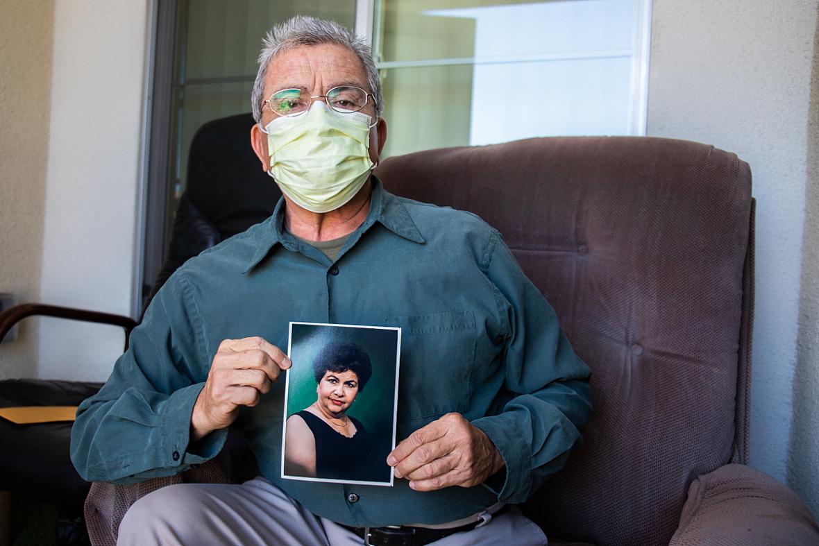 Cesar Noriega’s mother lives at Reo Vista Healthcare Center in San Diego.