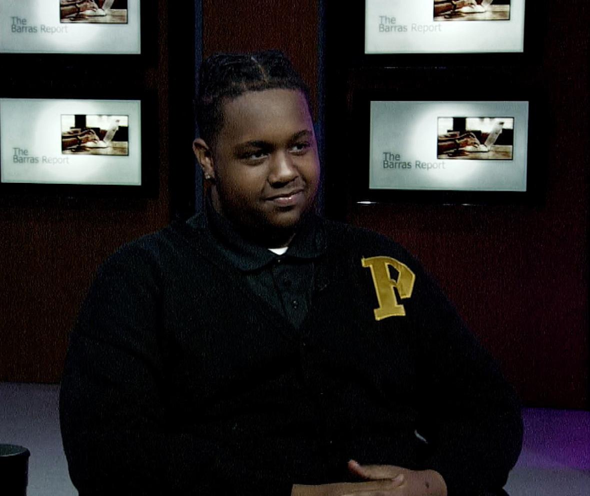 Davon Harris, a senior at Richard Wright Public Charter School for Journalism and Media Arts. Photo: UDC Television Interview Davon Harris, a senior at Richard Wright Public Charter School for Journalism and Media Arts. Photo: UDC Television Interview Ph