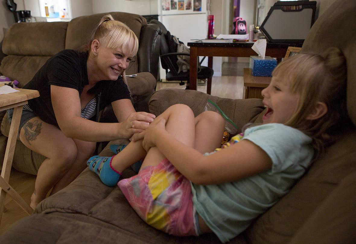 After a very difficult upbringing and early adulthood, Sabrina Hanes is doing everything she can to overcome the trauma she experienced and give her daughter, Aroara, the best possible life. After a very difficult upbringing and early adulthood, Sabrina Hanes is doing everything she can to overcome the trauma she expe