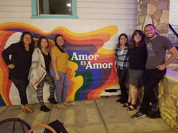 Francisca Porchas Coronado in the center to the left with therapists from the Network of Latinx Counselors in Action from Arizona and Austin. Francisca Porchas Coronado in the center to the left with therapists from the Network of Latinx Counselors in Action from Arizon