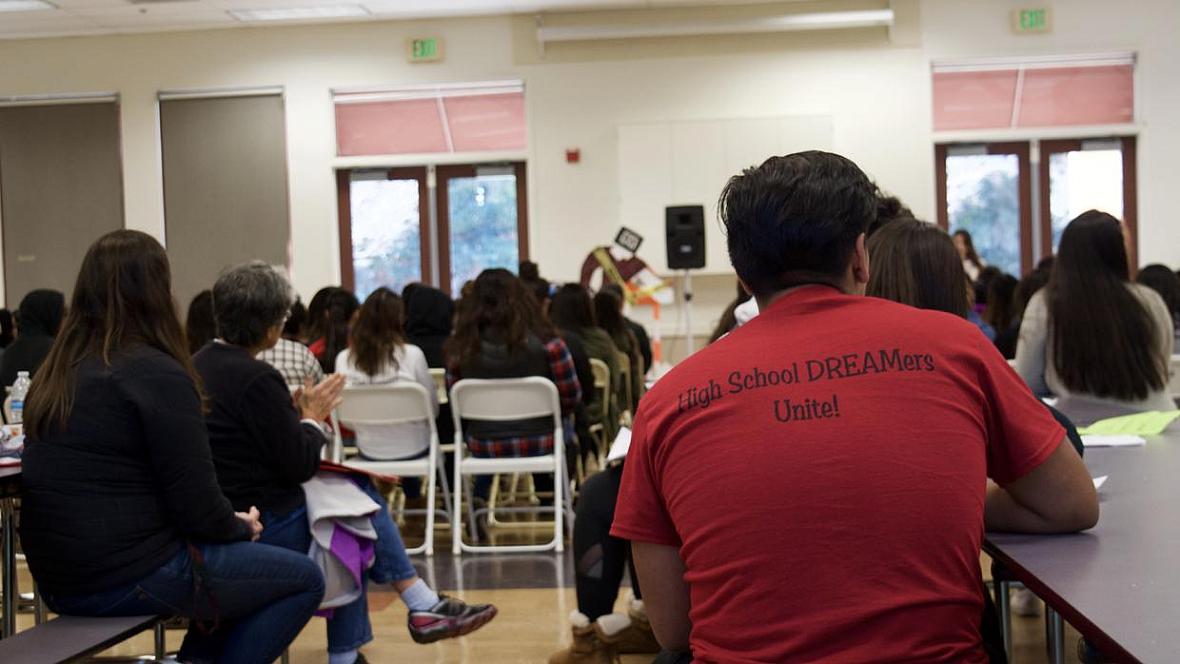 Undocumented 'Dreamers' from across California come together to discuss their mental and emotional health. Jenny Manrique Undocumented 'Dreamers' from across California come together to discuss their mental and emotional health. Jenny Manrique