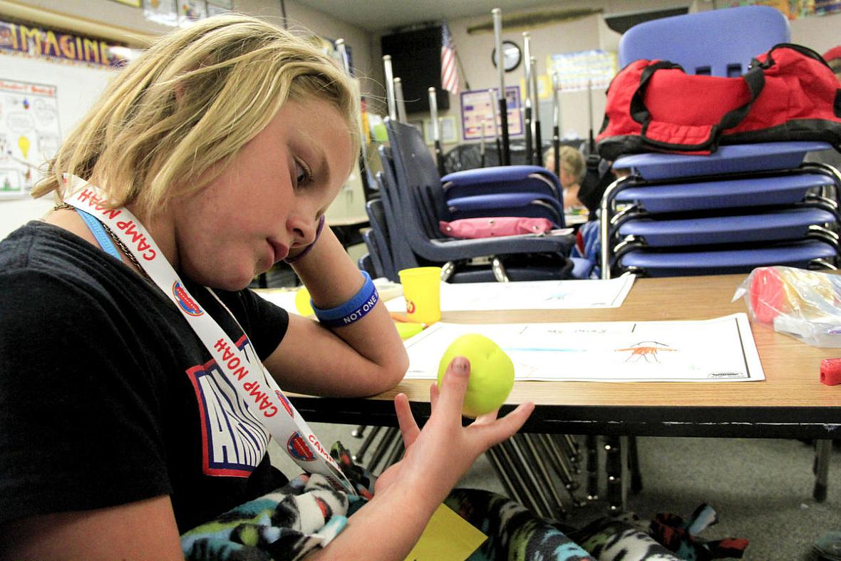 Reba Alexander, 8, has a tough time sharing her story of the day the Erskine Fire ripped through the Kern River Valley in June 2016. Harold Pierce/The Californian Reba Alexander, 8, has a tough time sharing her story of the day the Erskine Fire ripped through the Kern River Valley.