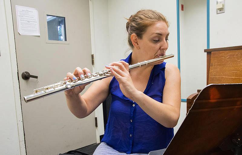 Flute teacher Christina Bellotta was forced off her medications for bipolar disorder in 2016 when she struggled to find a doctor who’d accept new patients on Medi-Cal. Kerry Klein/KVPR Kerry Klein/KVPR