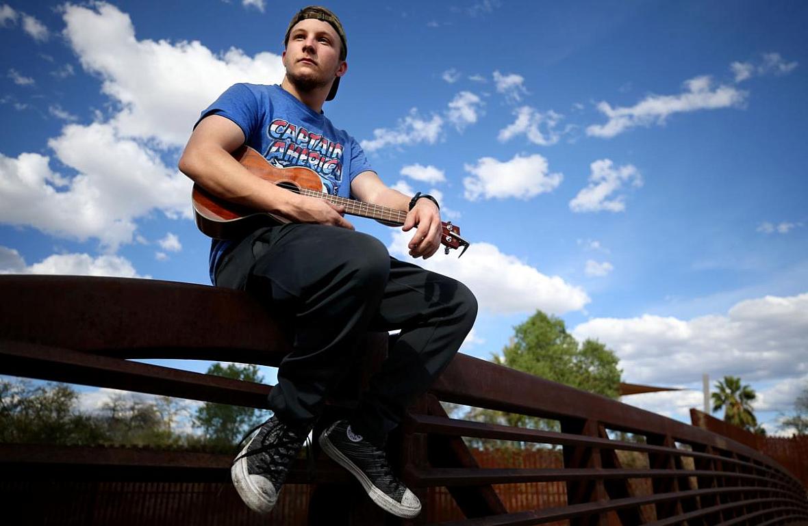Tucsonan Donald Jayne, now 20, opted to remain in what's known as "extended foster care." He's part of an independent living program whose rent subsidies zero out when he turns 21. Kelly Presnell / Arizona Daily Star Kelly Presnell / Arizona Daily Star