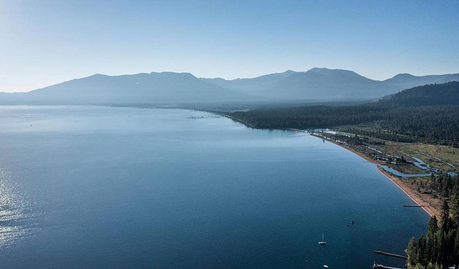 An image of lake Tahoe from the Park