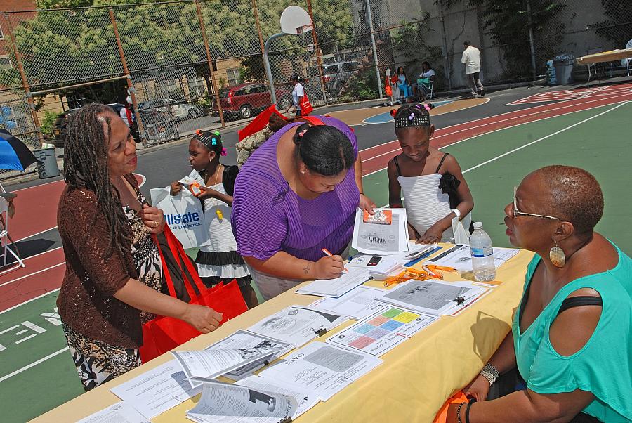 Health fairs and community events can be effective places to reach people.