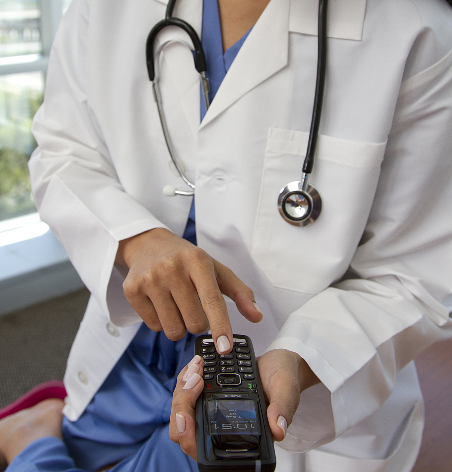 In San Francisco, physicians can discuss more straightforward cases by phone.