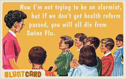 Health Reform Parody Image - Teacher and Kids