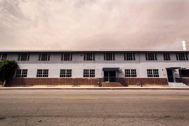 The exterior of the now-shuttered Exide plant in Los Angeles. (Joanne Kim/Capital & Main)