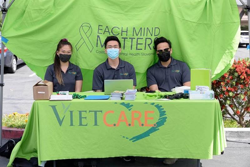 Members of Viet-CARE, which provides mental healthcare services and advocacy for the Vietnamese American community in Orange County. (Andrew Nguyen / Viet-CARE)