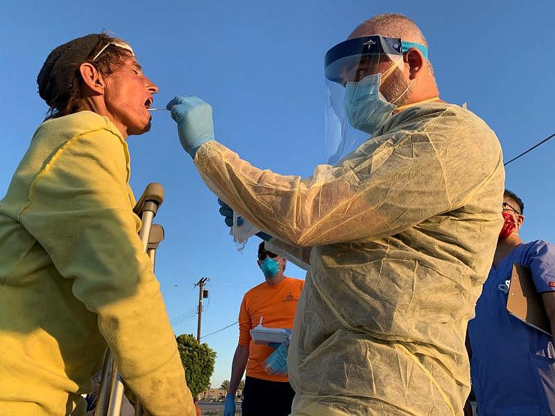 The Coachella Valley Volunteer in Medicine is working to bring COVID-19 testing to the streets of the valley.Hernan Quintas The Coachella Valley Volunteer in Medicine is working to bring COVID-19 testing to the streets of the valley.Hernan Quintas