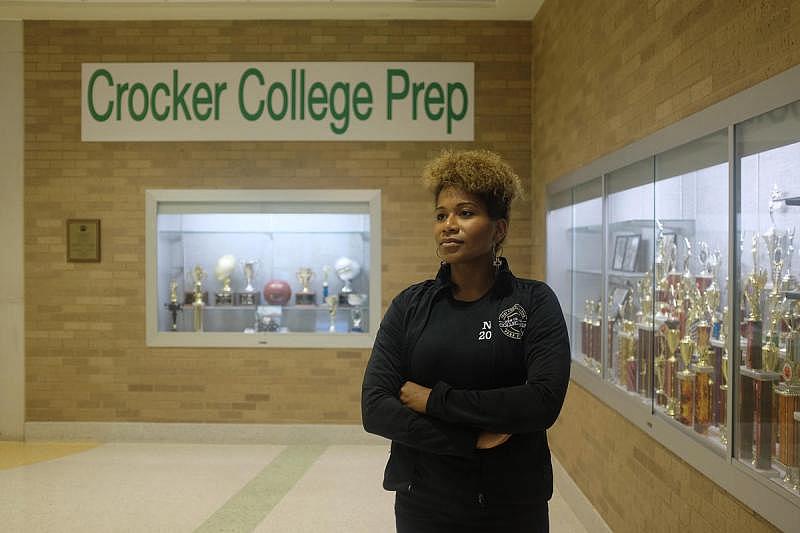 As principal of Crocker College Prep, Amanda Aiken looked at the back stories of students who were repeatedly sent out of class. She found that many had experienced trauma.