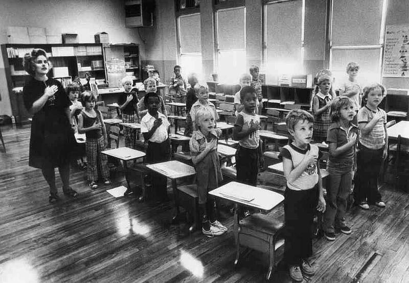 Pinellas County’s first fundamental students in 1977.