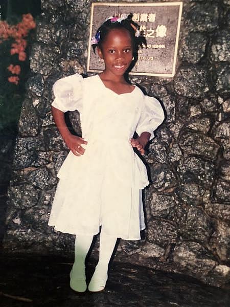 Monique Campbell at her kindergarten graduation in Jamaica. She made the short film Missing Melodie about migrating to the U.S. and the difficulty in her family reunion not being what she expected. Courtesy Monique Campbell