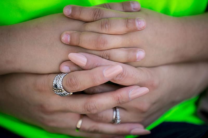 Cristine Pagan holds hands with her son Dean. She worries for his future. “I see it as sort of a time bomb,” Cristine Pagan said. “What kind of aftermath will there be?” Cristine Pagan holds hands with her son Dean. She worries for his future. “I see it as sort of a time bomb,” Cristine Pagan said. “What kind of aftermath will there be?”