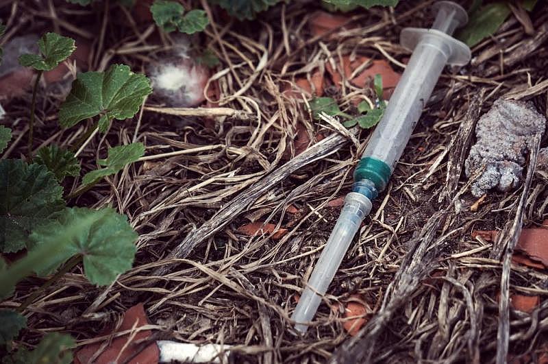 Syringe discarded by heroin user. (Photo: Getty Images)