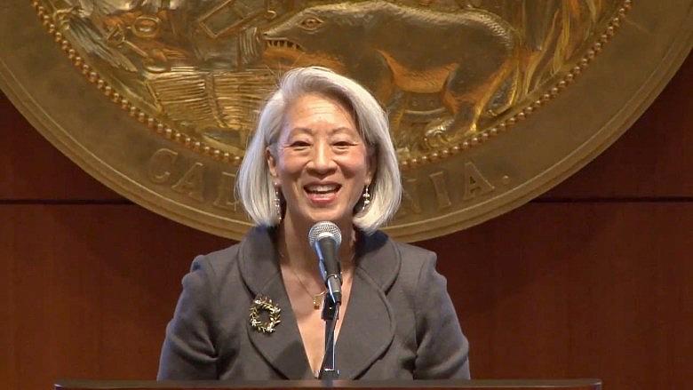 In 2007, Erica Yew became the founding judge of Santa Clara County’s first dependency drug treatment court, and presided until 2011. (Courtesy of CaliforniaCourts via YouTube)