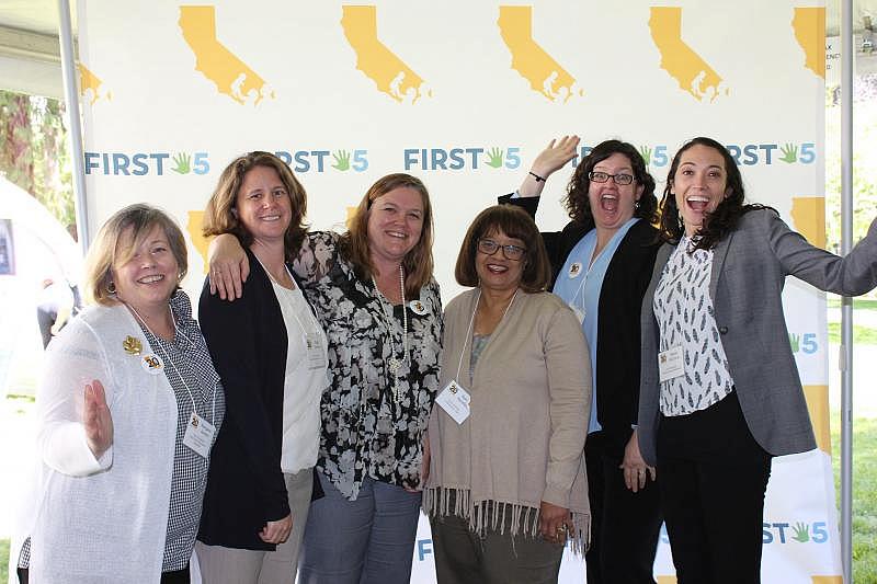 Staff members from First 5 Alameda County participated in a 20th anniversary family event and advocacy day in May. Credit: First 5 California