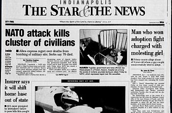 The May 15, 1999, edition of The (Indianapolis) Star & the News made public the child molestation charges. 