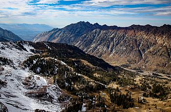 Little Cottonwood Canyon, just east of Salt Lake City, where radon occurs naturally. 