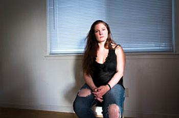 First detained at the age of 12 for stealing beef jerky, Ashley Drake, now 22, is struggling to escape the juvenile hall-to-prison pipeline that inordinately impacts psychologically troubled youth.  PHOTO BY STEVEN CHEA