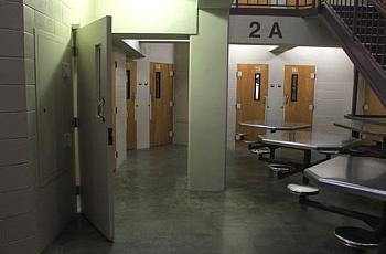 This file photo shows the inside of the Shasta County Jail. 