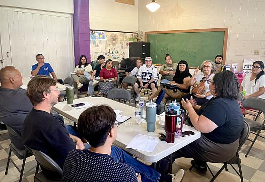 People sitting together