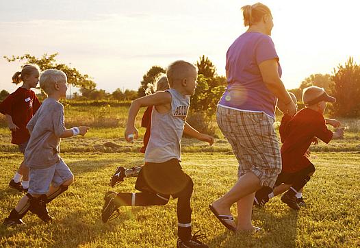 Less than a quarter of kids get the recommended 60 minutes of exercise a day.