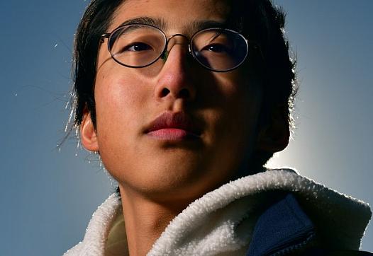 Qingfeng Li, 18, from Laramie, Wyoming, at the open space of Green Valley Ranch in Denver, Colorado on Jan. 14, 2020.