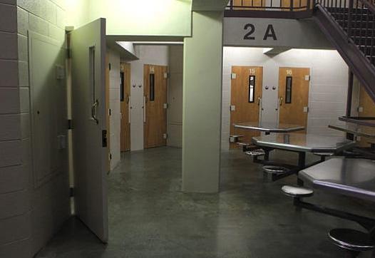 This file photo shows the inside of the Shasta County Jail. 