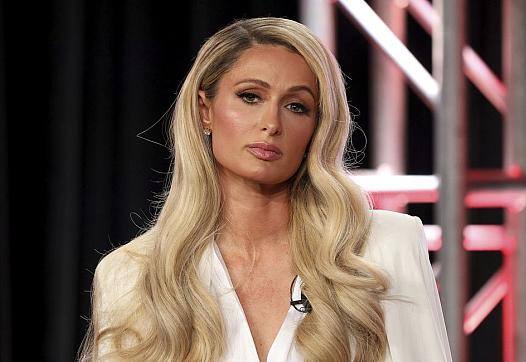 Paris Hilton speaks at the "Untitled Paris Hilton Documentary" panel during the YouTube TCA 2020 Winter Press Tour at the Langha